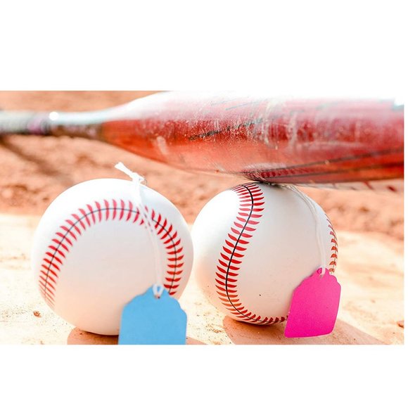 Two Gender Reveal Baseballs set - Picture 3 of 8